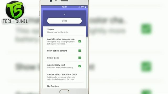 How to change notification panel and bar on android || No root || No launcher || смотреть онлайн