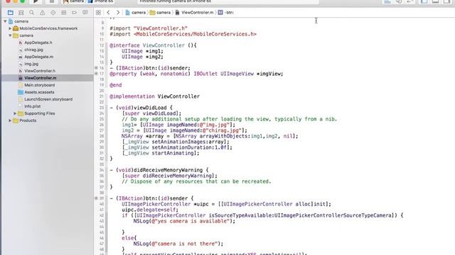 Learn IOS Tutorial 19 - Animation, Camera & Photos Album смотреть онлайн