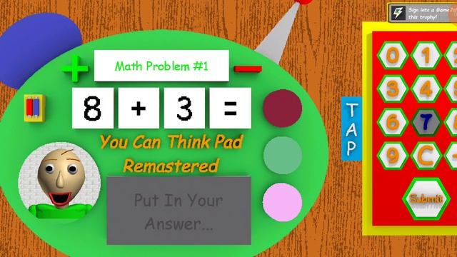 Baldi's Fun New School Remastered secret codes and playing with characters смотреть онлайн