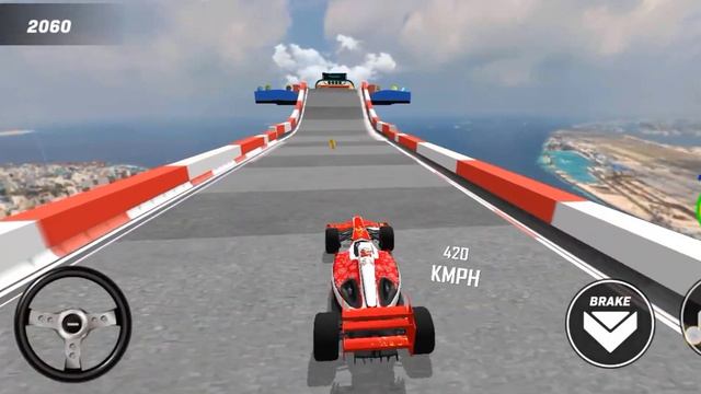 New Formula Car stunt racing game -Car stunt Master Simulator 3d-Android gameplay смотреть онлайн