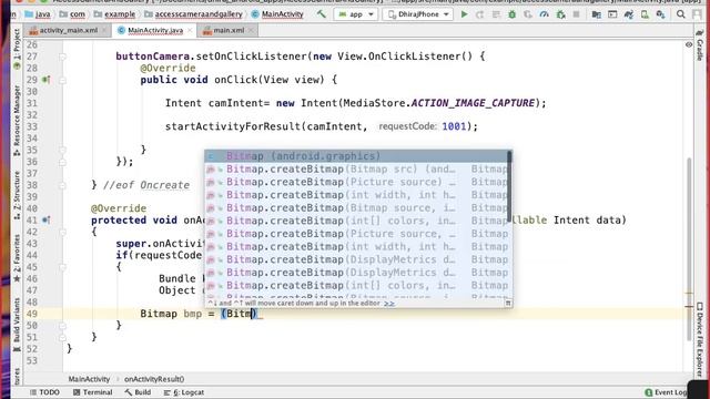 Android Camera Integration | Select Picture From Camera | Android App Development in Hindi смотреть онлайн