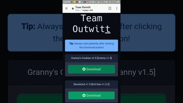 #granny #grannyoutwitt #grannymods How To Download The Granny Outwitt