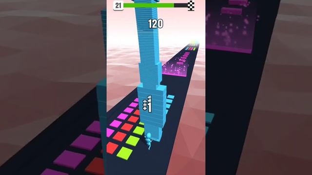 ✅ STACK COLORS 👨🎨🌈🖌️Gameplay All Levels Walkthrough iOS, Android New Game HSKA смотреть онлайн