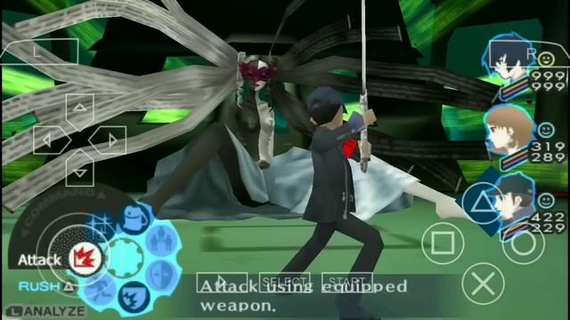 Cara Bermain Game Shin Megami Tensei: Persona 3 Portable PPSSPP Android смотреть онлайн