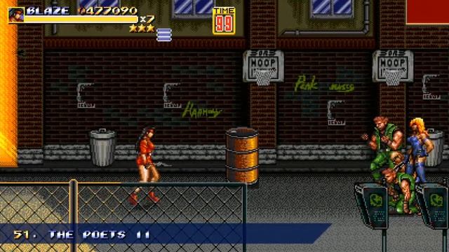 Streets of Rage Remake V5.2 - SOR1 Blaze - SOR2 Route (Mania) 1CC - 1 Life Start смотреть онлайн