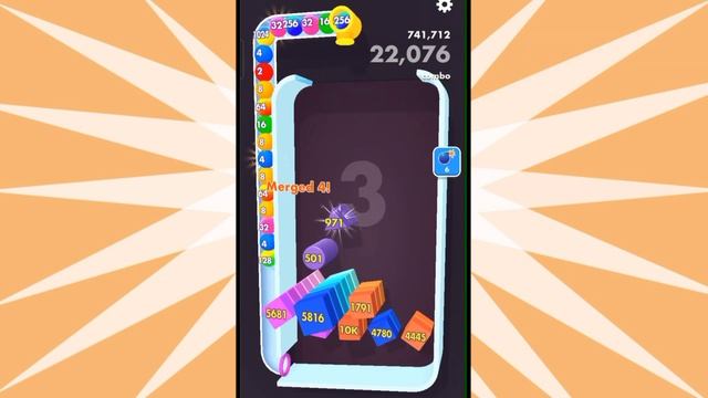 Bounce Merge | Bounce And Collect In Bounce Merge 2048..4096 Part 03 #Bouncemerge