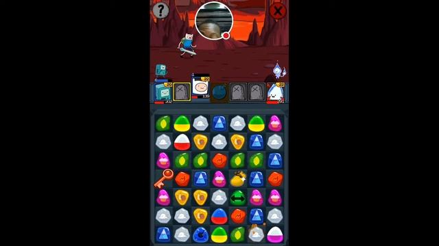 Flame princess's Quest #2."The New Neighbors" | Adventure Time Puzzle Quest - Part 8 смотреть онлайн