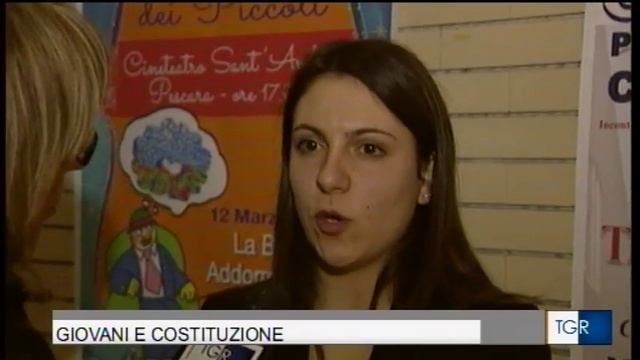 Giovani Costituzione e legalità. Studenti dello Spaventa al Tgr Abruzzo del 11-03-2016 смотреть онлайн