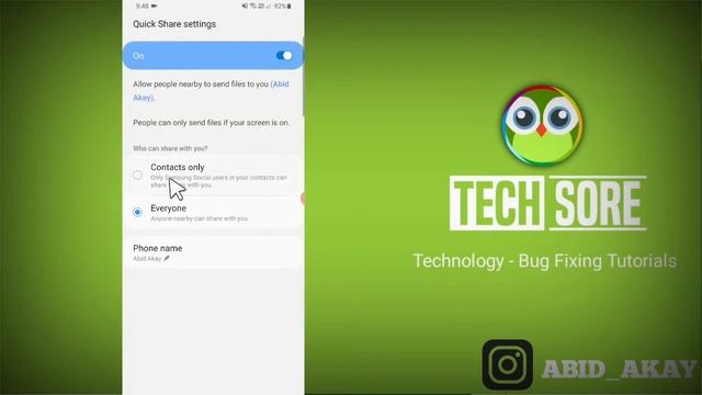 Samsung Mobile || Quick Share Setting M51 смотреть онлайн