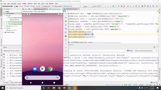 Implementing a REST API in Android Part 2 | Generate Random User App смотреть онлайн
