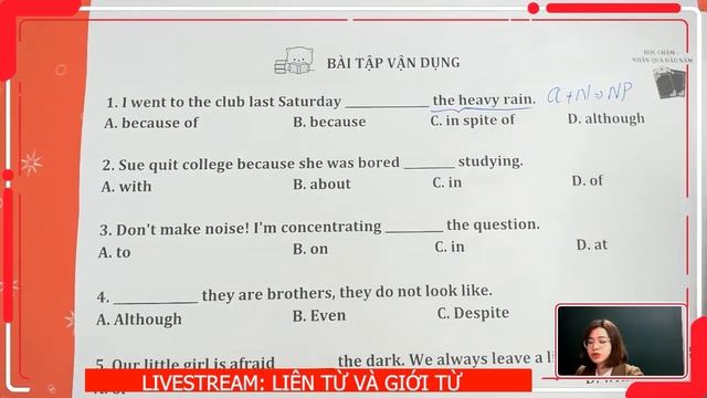 Liên Từ và Giới Từ | Anh ngữ Athena смотреть онлайн