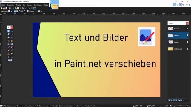 Texte, Bilder & Objekte nachträglich verschieben! [Paint.net] смотреть онлайн