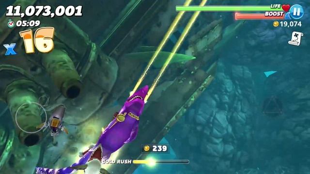 DARK MAGIC SHARK vs KILLER WHALE (HUNGRY SHARK WORLD) смотреть онлайн