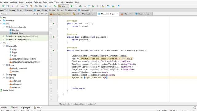 Android Studio :ListView ,BaseAdapter,LayoutInflater смотреть онлайн