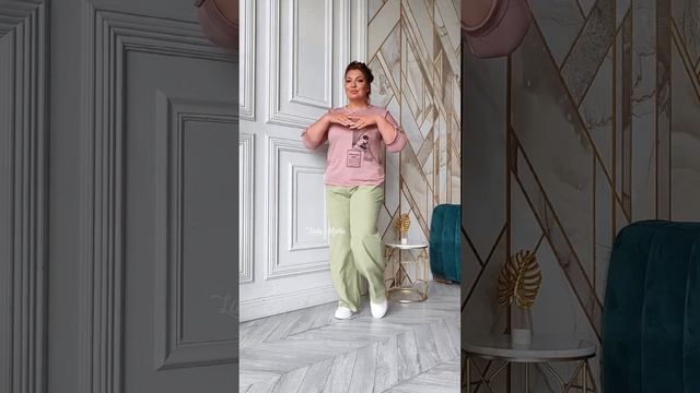 Брюки лайт прямые с завязкой на поясе смотреть онлайн