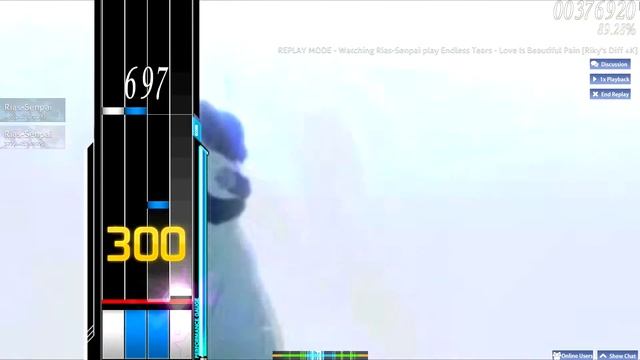 osu!mania Endless Tears [Riky's Diff 4k] смотреть онлайн