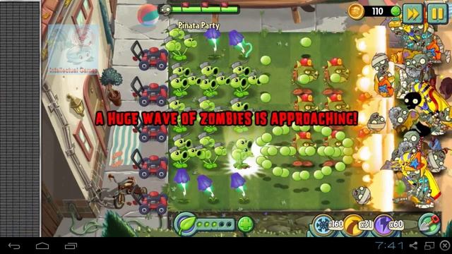 Plants vs Zombies 2 - Beach Part 2 Pinata 17 11 14 Kernel Pult New Costume Plants vs Zombies 2 смотреть онлайн