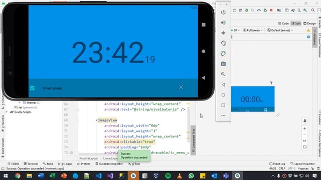 Android Studio 4.1.1 - #44 - App Relógio - Animações смотреть онлайн