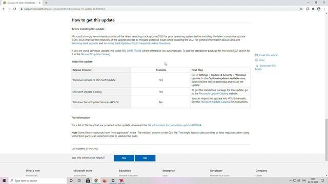 KB4580364 Cumulative Update for Windows 10 Version 20H2 - October 2020! смотреть онлайн