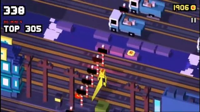 Disney Crossy Road Game - Big Hero 6 Level - Go Go Super Suit Gameplay смотреть онлайн
