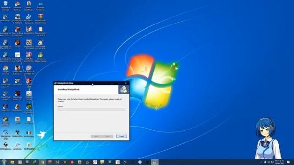 Madobe Nanami Windows 7 Theme for Windows 10 (Nostalgic) Desktop  Custom