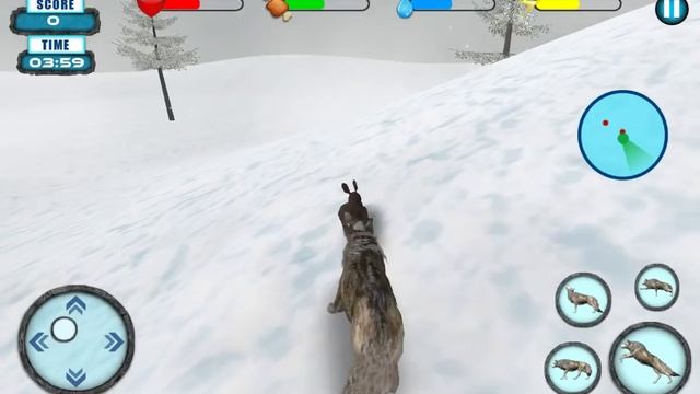 Wolf Simulator Extreme - Android Gameplay HD смотреть онлайн