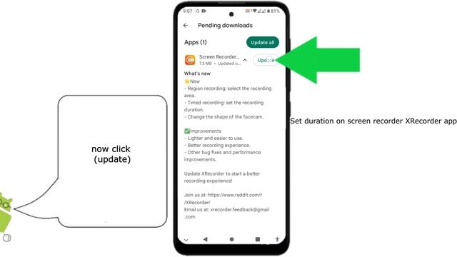 How to set time recording duration on Screen Recorder XRecorder app смотреть онлайн