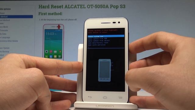 How to Enter Recovery Mode in ALCATEL Pop S3 - Exit Recovery |HardReset.Info смотреть онлайн