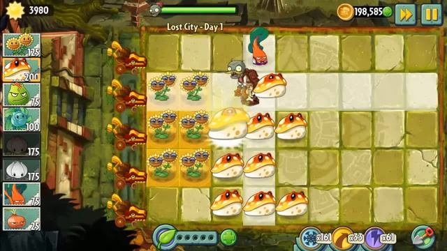 Plants vs Zombies 2 - Lost City Part 1 and Toadstool смотреть онлайн