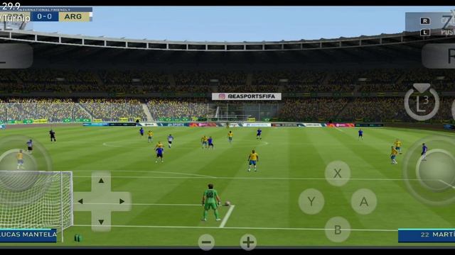 FIFA 23 SUYU EMULATOR ANDROID PLAYING PROCESS - BRAZIL VS ARGENTINA FIFA 23 - SUYU EMULATOR ANDROID смотреть онлайн