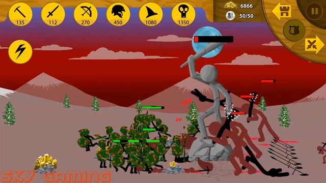 Spearton Leaf VS Giant ! Stick War: Legacy. Huge Update Mode. смотреть онлайн