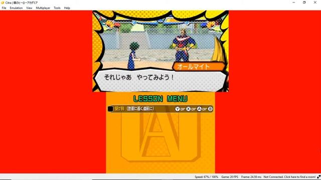 [Citra 1.0.11212] Boku no Hero Academia: Battle for All | 3DS EMULATION смотреть онлайн