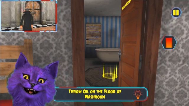 МОЙ СОСЕД ВАМПИР ! КОСМОКОТ играет в Scary vampire 3D horror смотреть онлайн