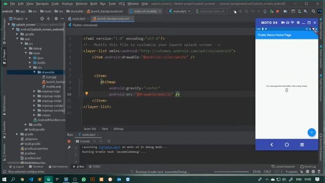Flutter Splash Screen -| IN HINDI смотреть онлайн