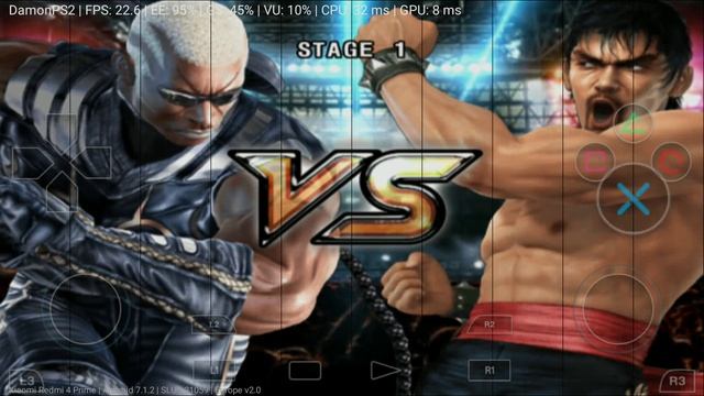 DamonPS2 PRO: Tekken 5 on Android смотреть онлайн