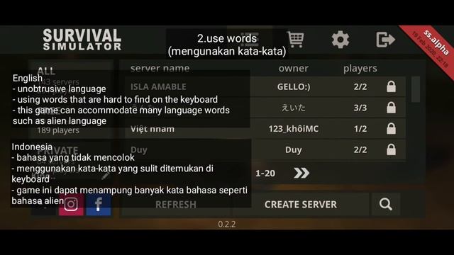 how to make a safe your private server(without getting hacked) || Survival Simulator(Ind-Eng) смотреть онлайн