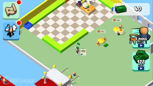 RESTAURANT TYCOON: Dining King - Gameplay Part 1 Managing a dining business (Android,iOS) смотреть онлайн