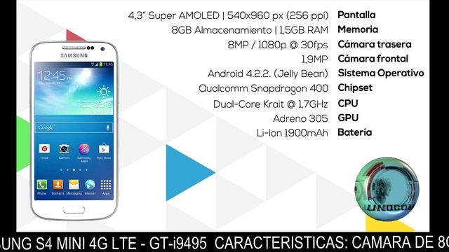SAMSUNG S4 MINI 4G LTE - UNOCOM смотреть онлайн
