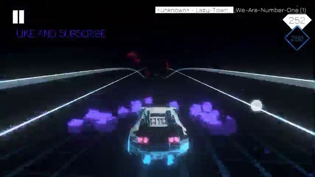 We are number one but it's on audiosurf for android - Music Racer #2 смотреть онлайн