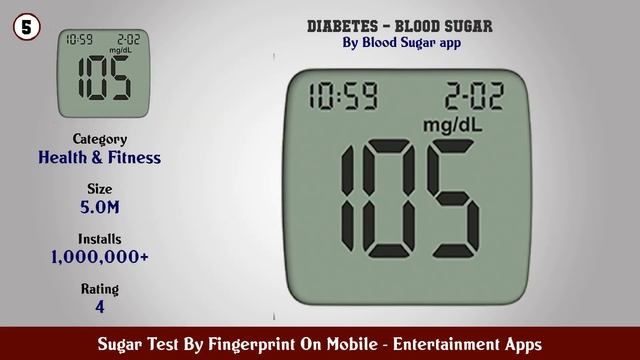 Top 10 Sugar Test By Fingerprint On Mobile Android Apps смотреть онлайн