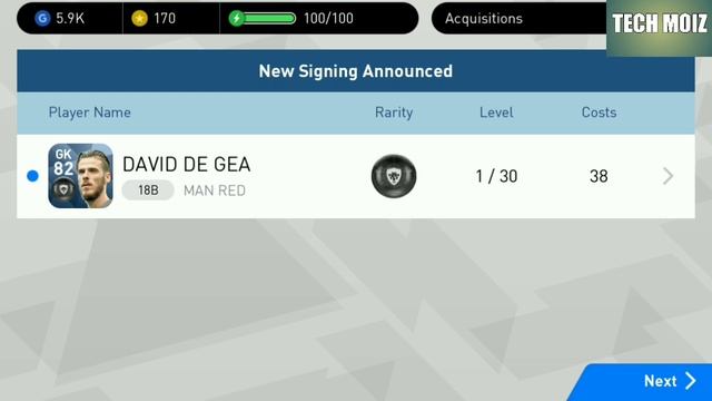 PES 2018 MOBILE - UNLOCK BLACK BALL DAVID DE GEA WHAT A PLAYER TRICK смотреть онлайн