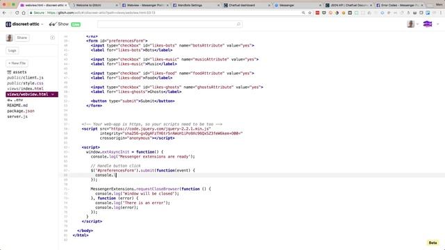 Chatfuel & Facebook Messenger Webviews (Part 1) смотреть онлайн