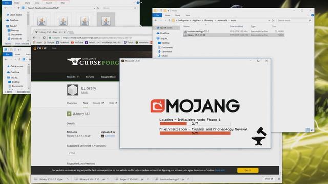 How to Install Dinosaur Mod - Fossils and Archeology Revival смотреть онлайн