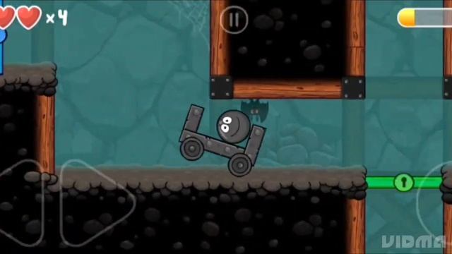 ❤️⚫Red Ball 4⚫❤️ - Gameplay Walkthrough Part Level complete (iOS, Android) смотреть онлайн