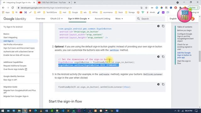 How to Integrate Google Sign-In to Android app || Android Studio Tutorial 2021 смотреть онлайн