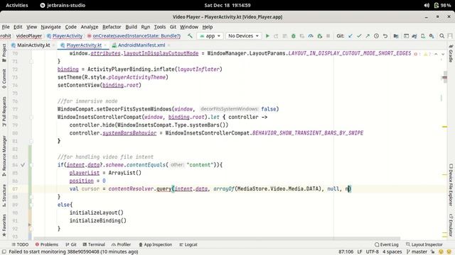 74.Play Video (Media) File Directly From Storage | Action View Intent | Android Studio Kotlin смотреть онлайн