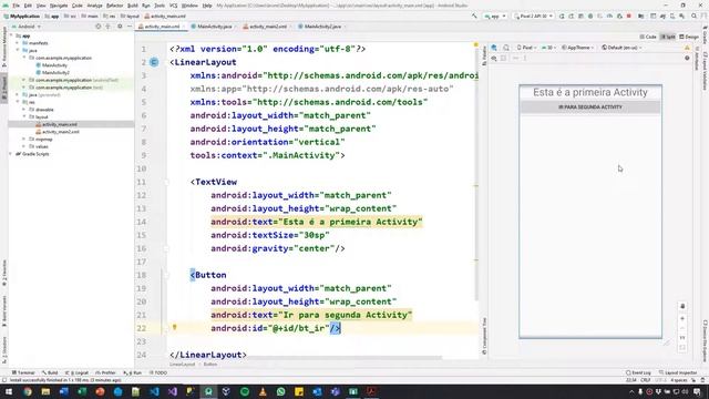 Android Studio 4.0.1 - #12 - App com múltiplas Activity e Intent смотреть онлайн