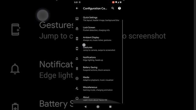 Havoc OS custom ROM demo on a Realme C3 смотреть онлайн