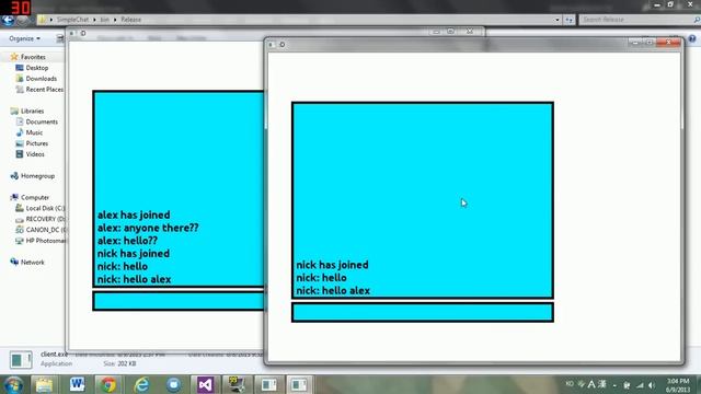 Simple chatting program in C++/SFML смотреть онлайн