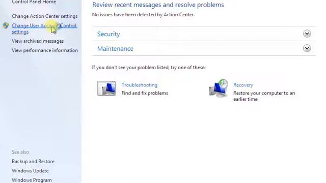 How to change action center setting on Windows 7 смотреть онлайн